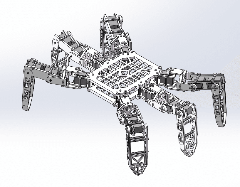 Hexapod Robot, photo from its repository