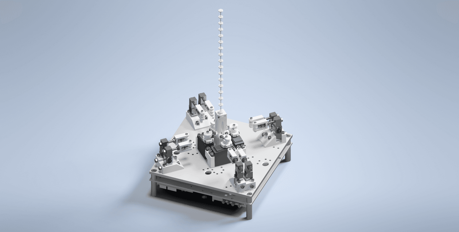 Antagonistic Tendon Driven Continuum Robot, photo from its repository