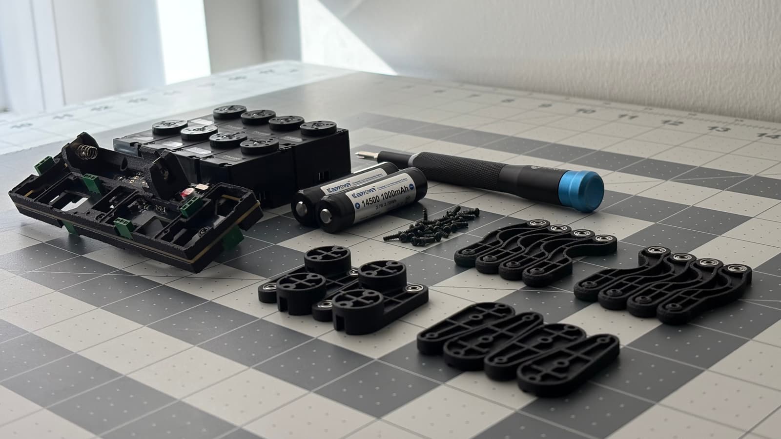 Q8bot Quadruped, photo from its repository