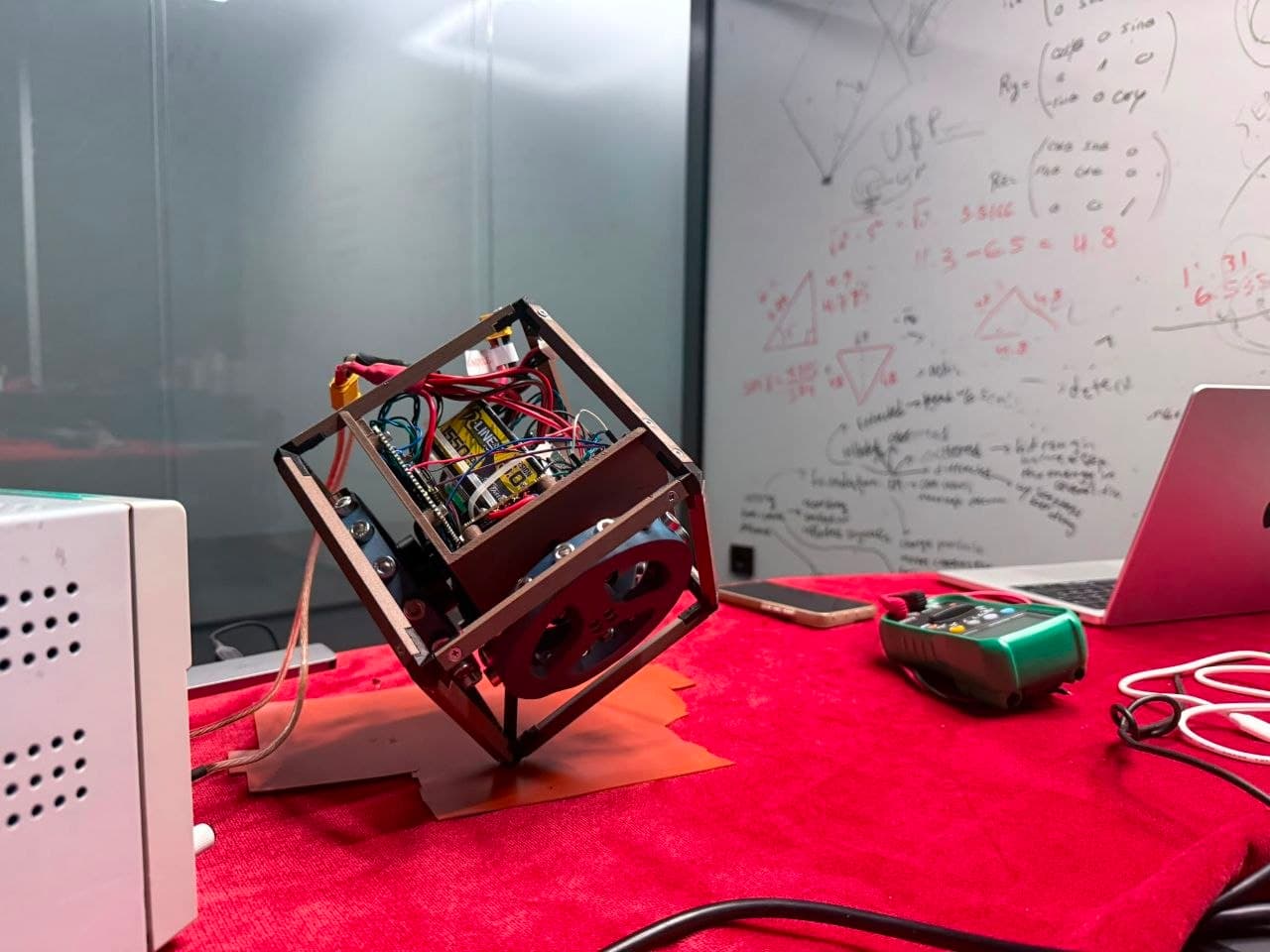 Cubli Armonia Reaction-Wheel Cube, photo from its repository