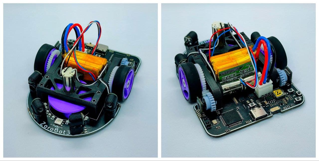 ZoroBot3 Micromouse, photo from its repository