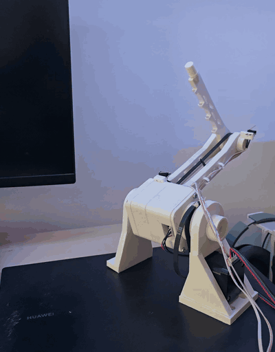 OpenSCARA light-painting arm, photo from its repository