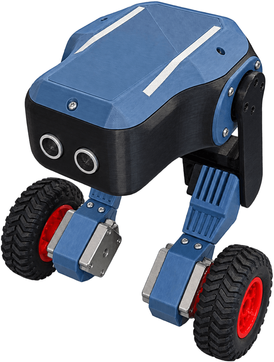 Bipedal Self-Balancing Robot, photo from its repository