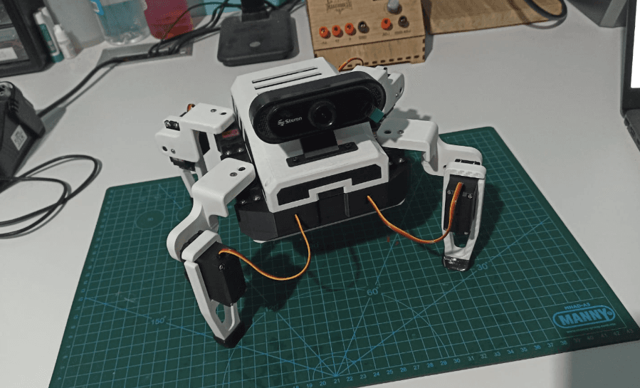 NovaQ Quadruped Robot, photo from its repository